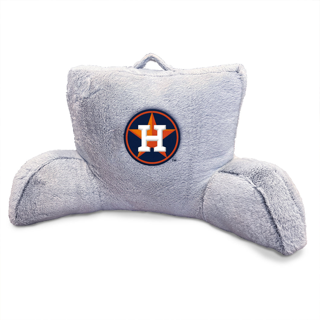 MLB Faux Fur Logo Backrest