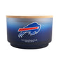 NFL Glass Gradient 14.5 oz Candle Print Wood Top