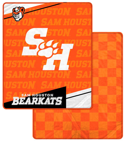 NCAA Diagonal Ghost Checker 60x70 Blanket