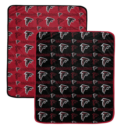 NFL Home & Away Logo Roll 60x70 2 Pack Blanket Set