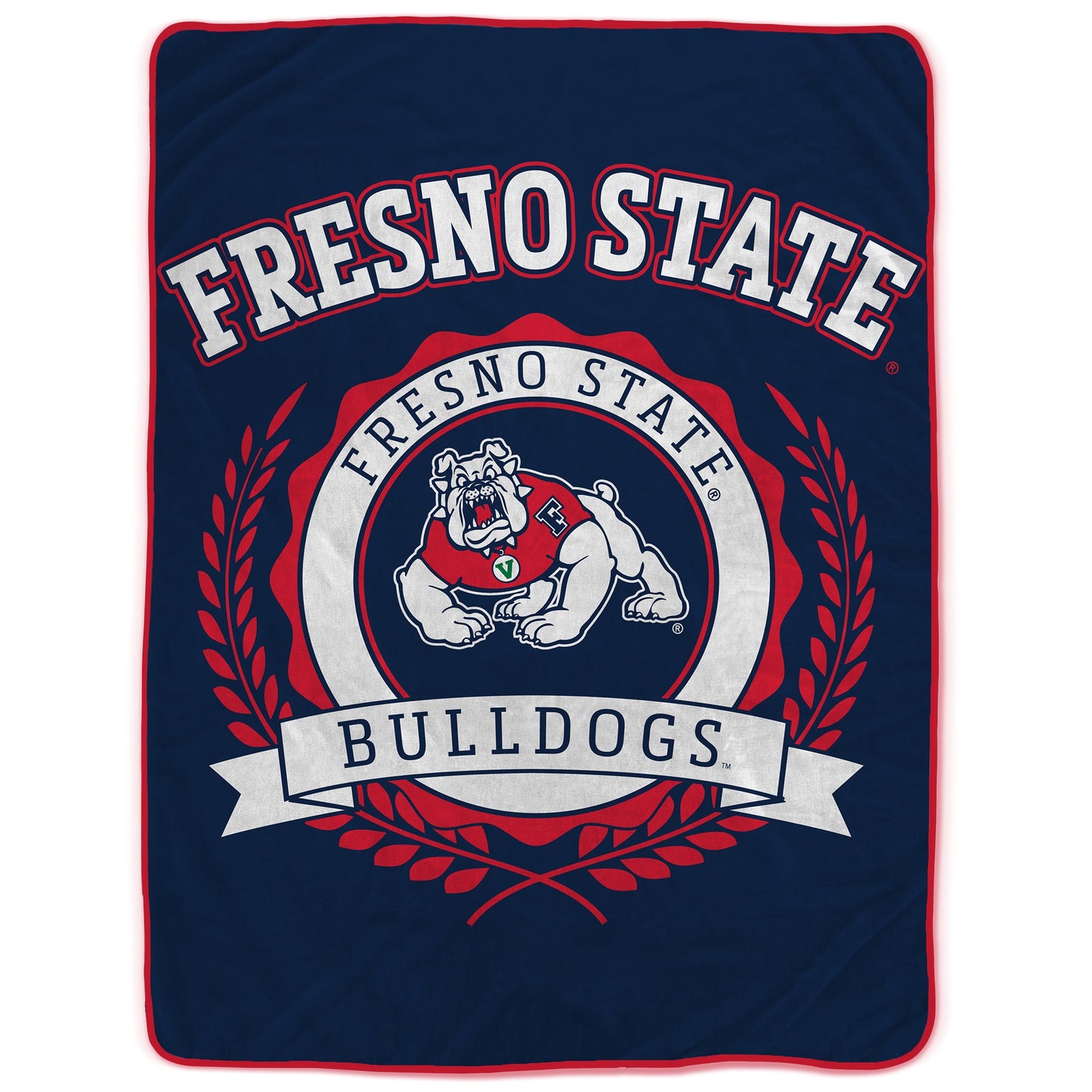 NCAA University Crest 50x60 Ultra Soft Blanket