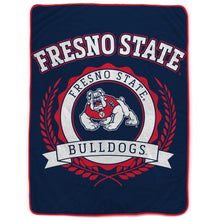 Load image into Gallery viewer, NCAA University Crest 50x60 Ultra Soft Blanket
