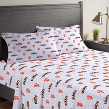 Load image into Gallery viewer, MLB Small X Queen Sheet Set
