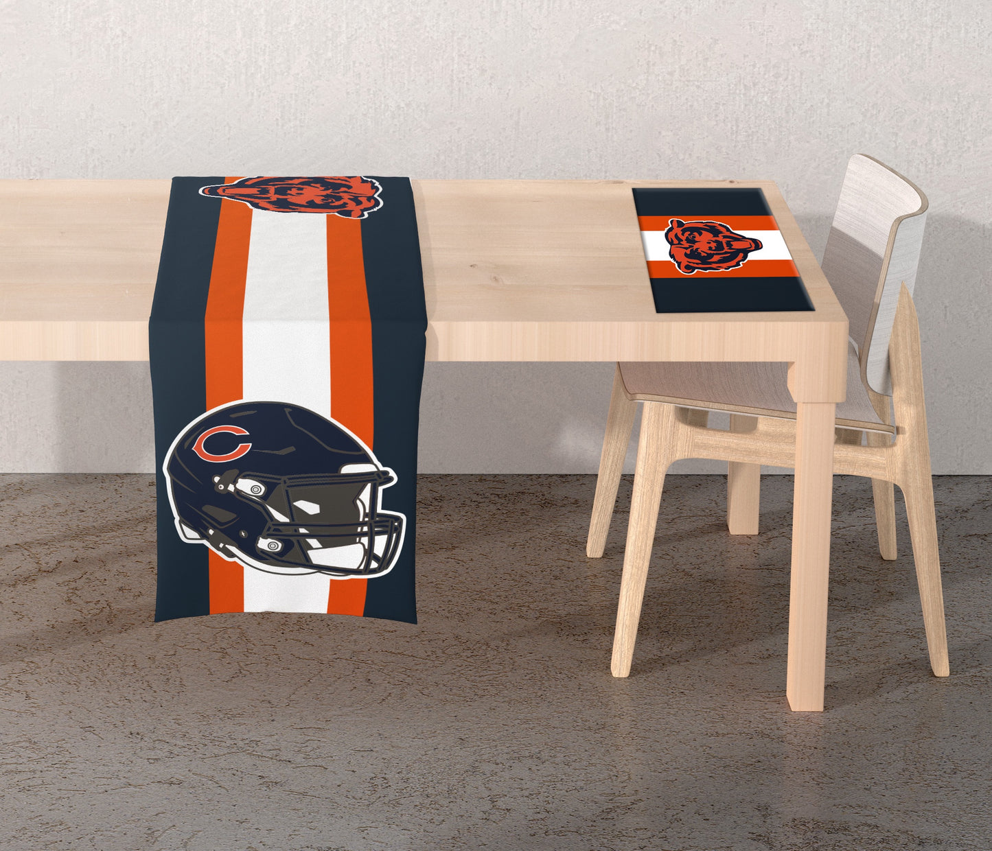 NFL Logo 2-Sided Place Mat Table Runner Set