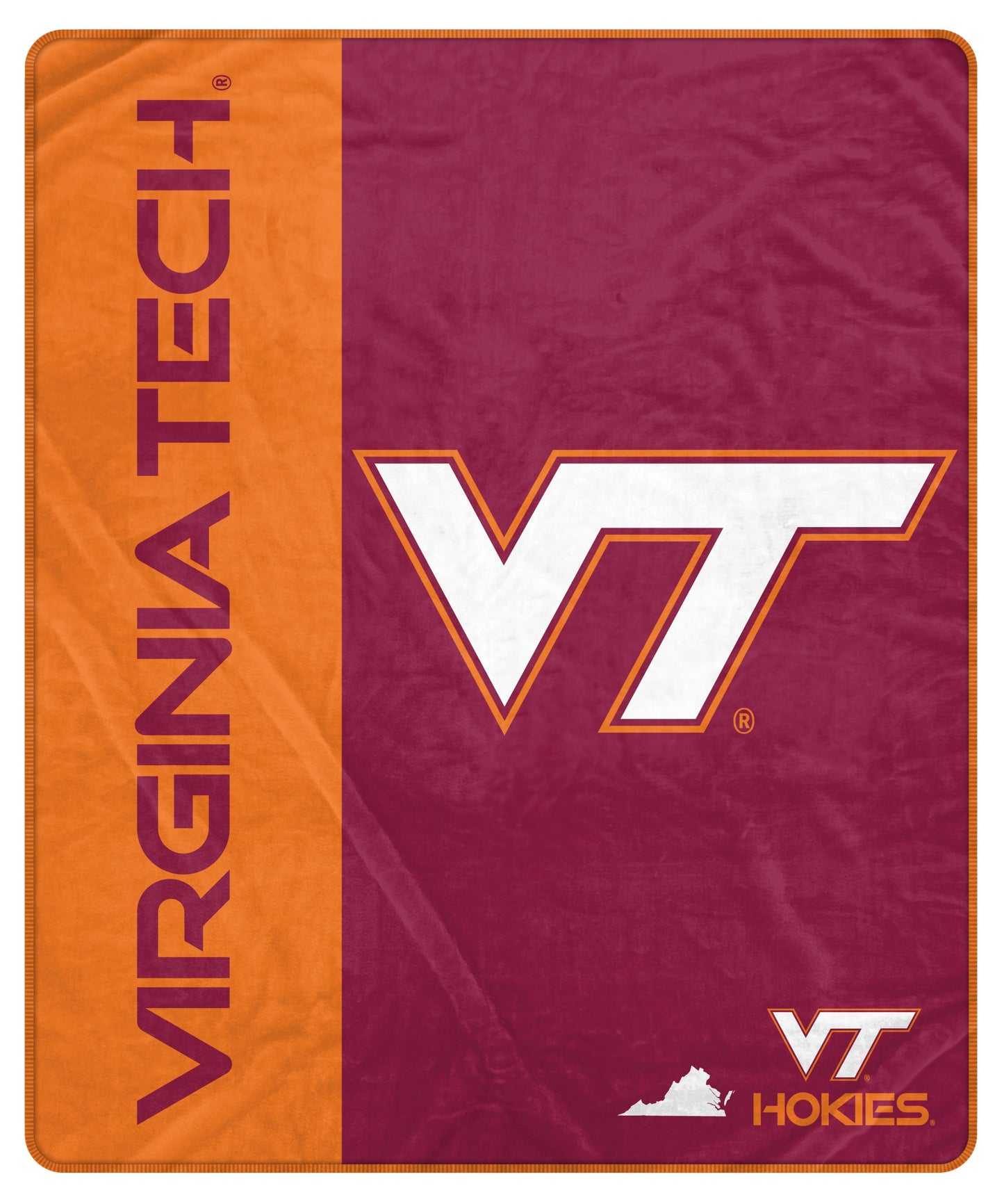 NCAA Endzone Ultra Soft Tailgate Throw
