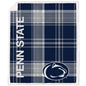 NCAA Playmaker Plaid Ultra Cozy Sherpa Throw