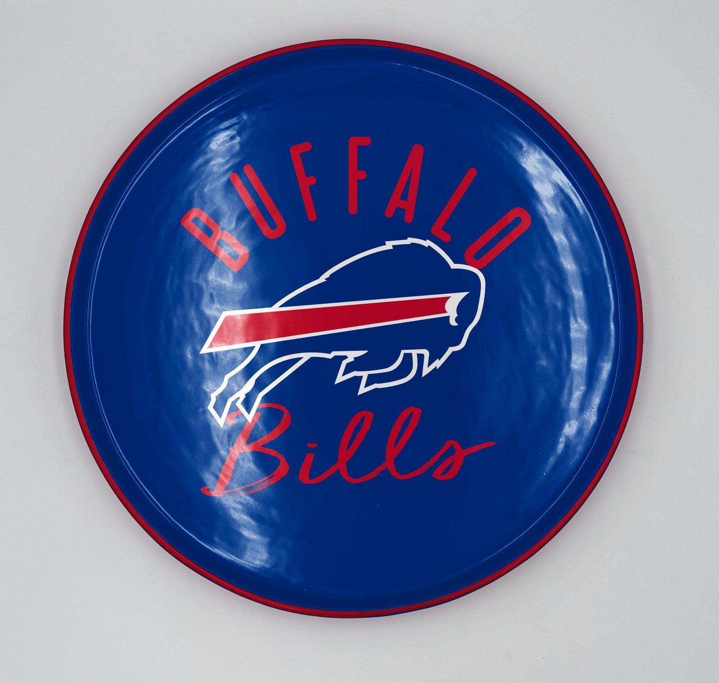 NFL Script Logo 14" Round Serving Tray