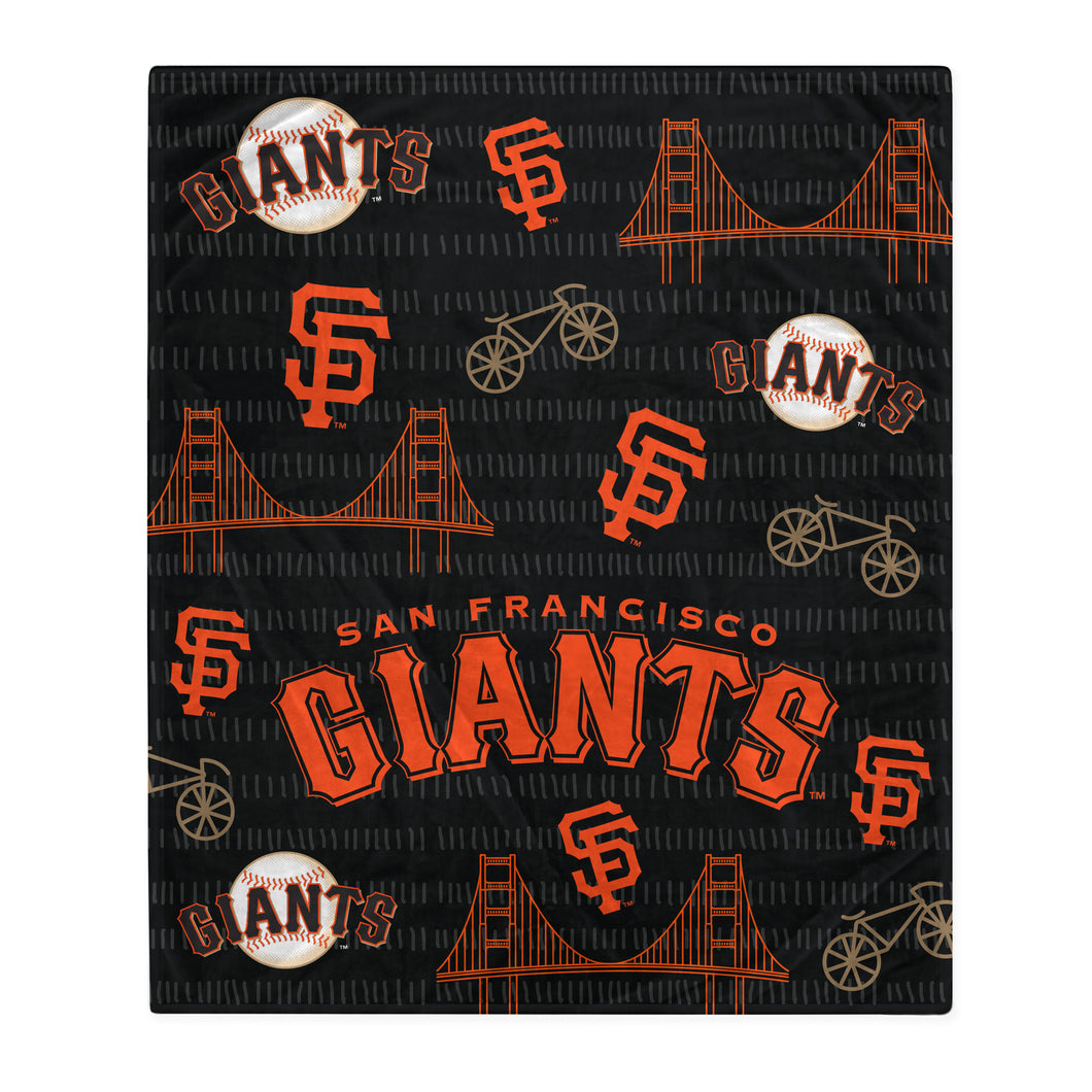 San Francisco Giants Hometown Logos Blanket