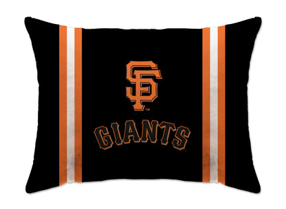 MLB Standard Logo Stripe Bed Pillow