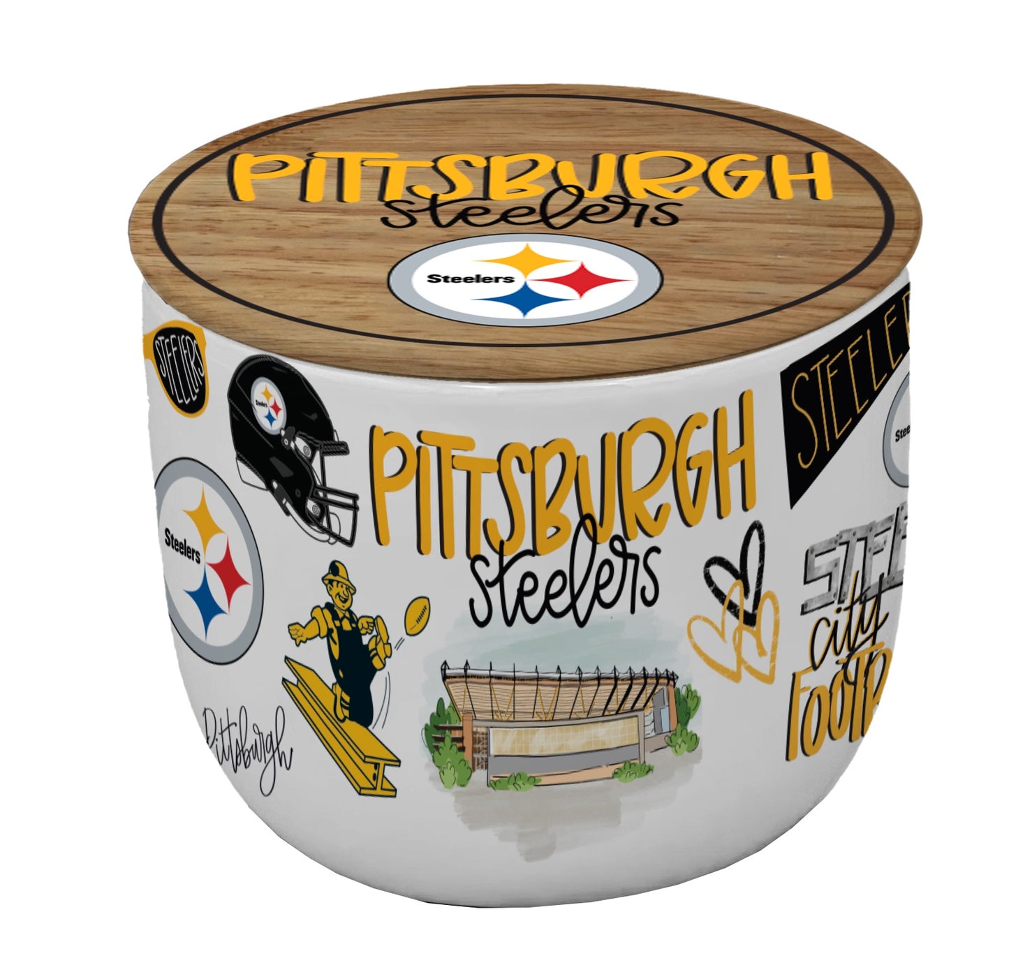 NFL Loco Fan 16oz Ceramic Candle