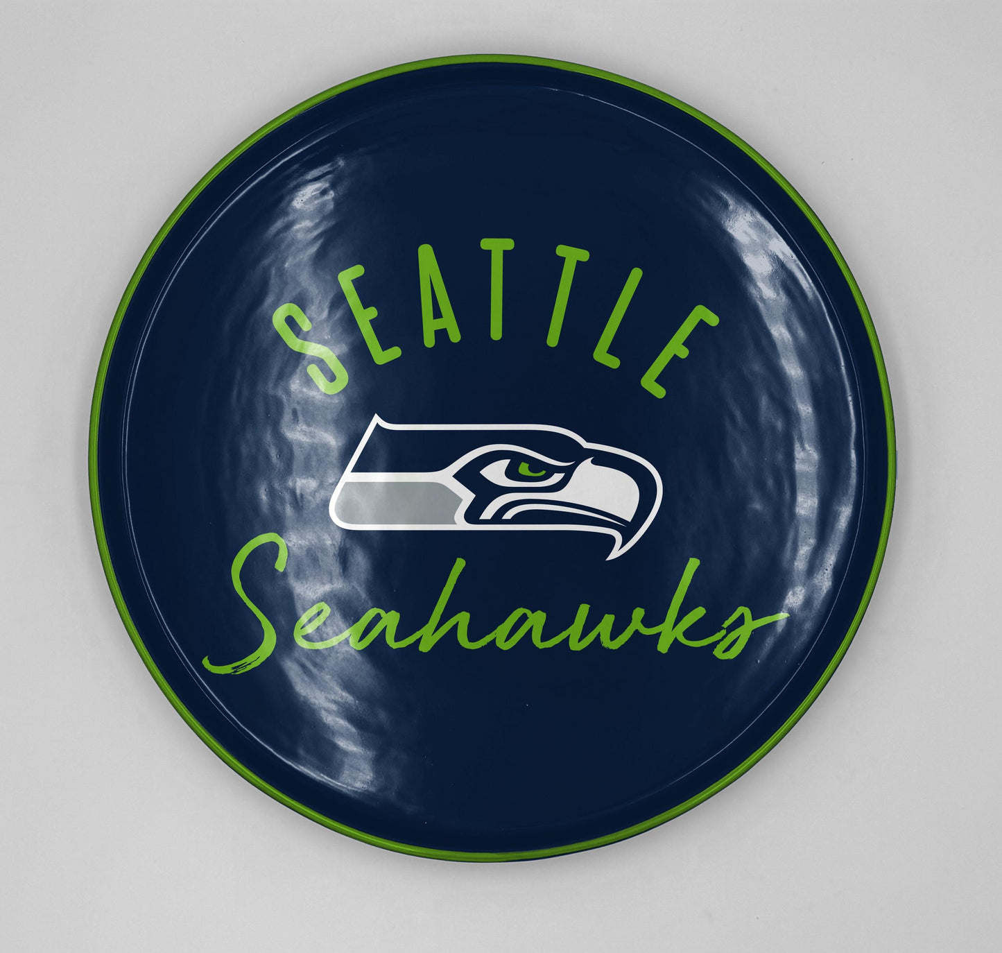 NFL Script Logo 14" Round Serving Tray