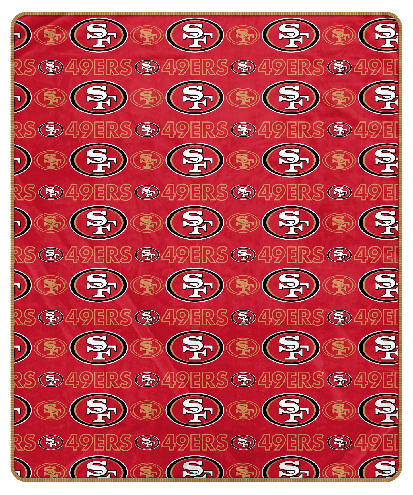 NFL Repeat Big Logo Wordmark 50x60 Blanket