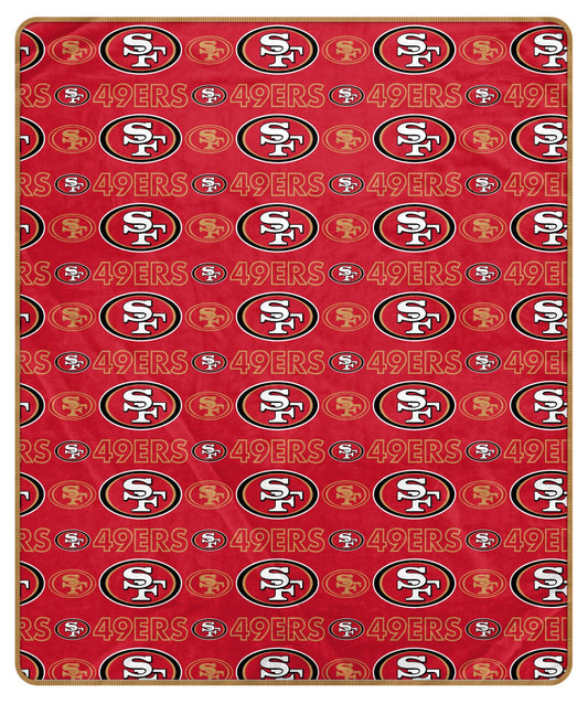 NFL Repeat Big Logo Wordmark 50x60 Blanket