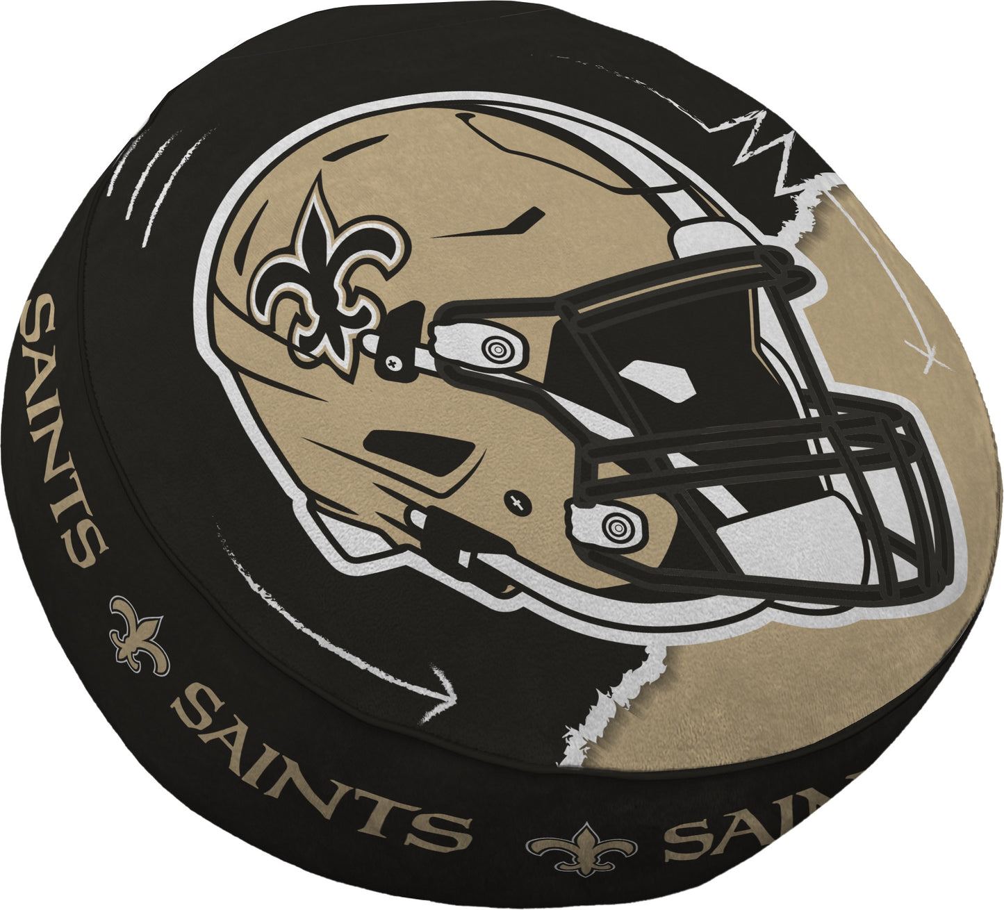 NFL Split Helmet Circle Plushlete Pillow