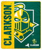 NCAA Endzone Ultra Soft Tailgate Throw