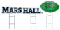 NCAA Wordmark & Football 3 Pack Yard Sign Set