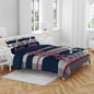 MLB Heathered Stripe 3 PC Queen Bed in a Bag