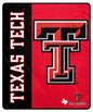 NCAA Endzone Ultra Soft Tailgate Throw