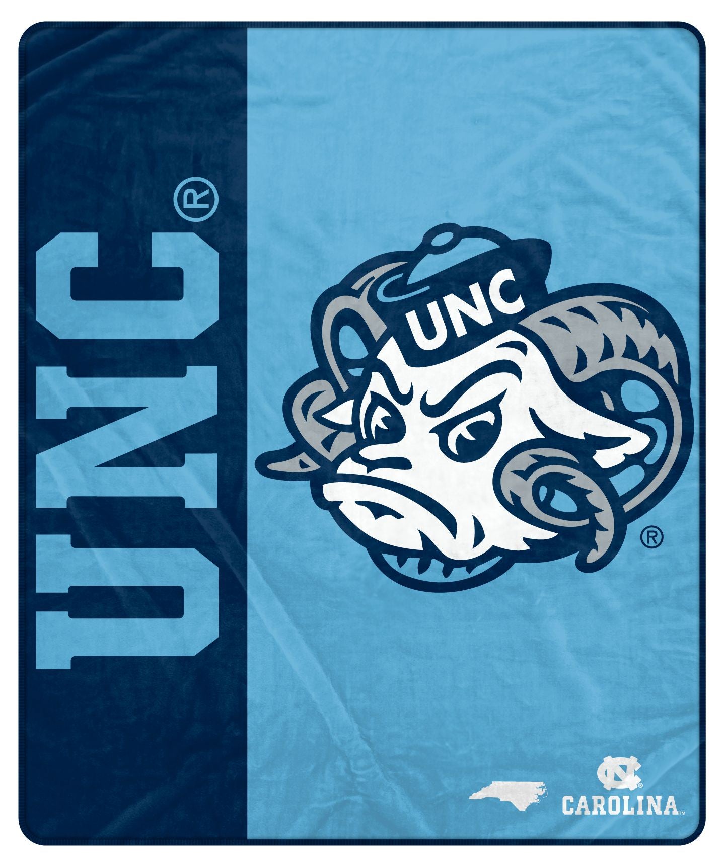 NCAA Endzone Ultra Soft Tailgate Throw