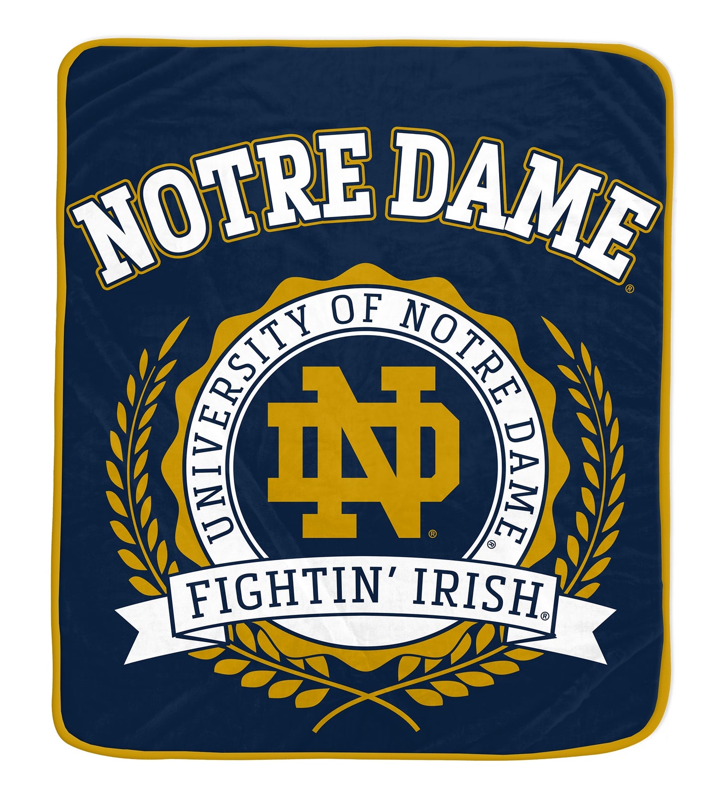 NCAA University Crest 50x60 Ultra Soft Blanket