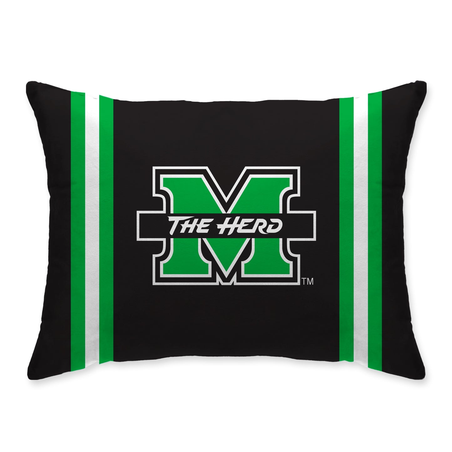 NCAA Standard Stripe Logo Bed Pillow