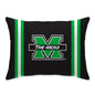 NCAA Standard Stripe Logo Bed Pillow