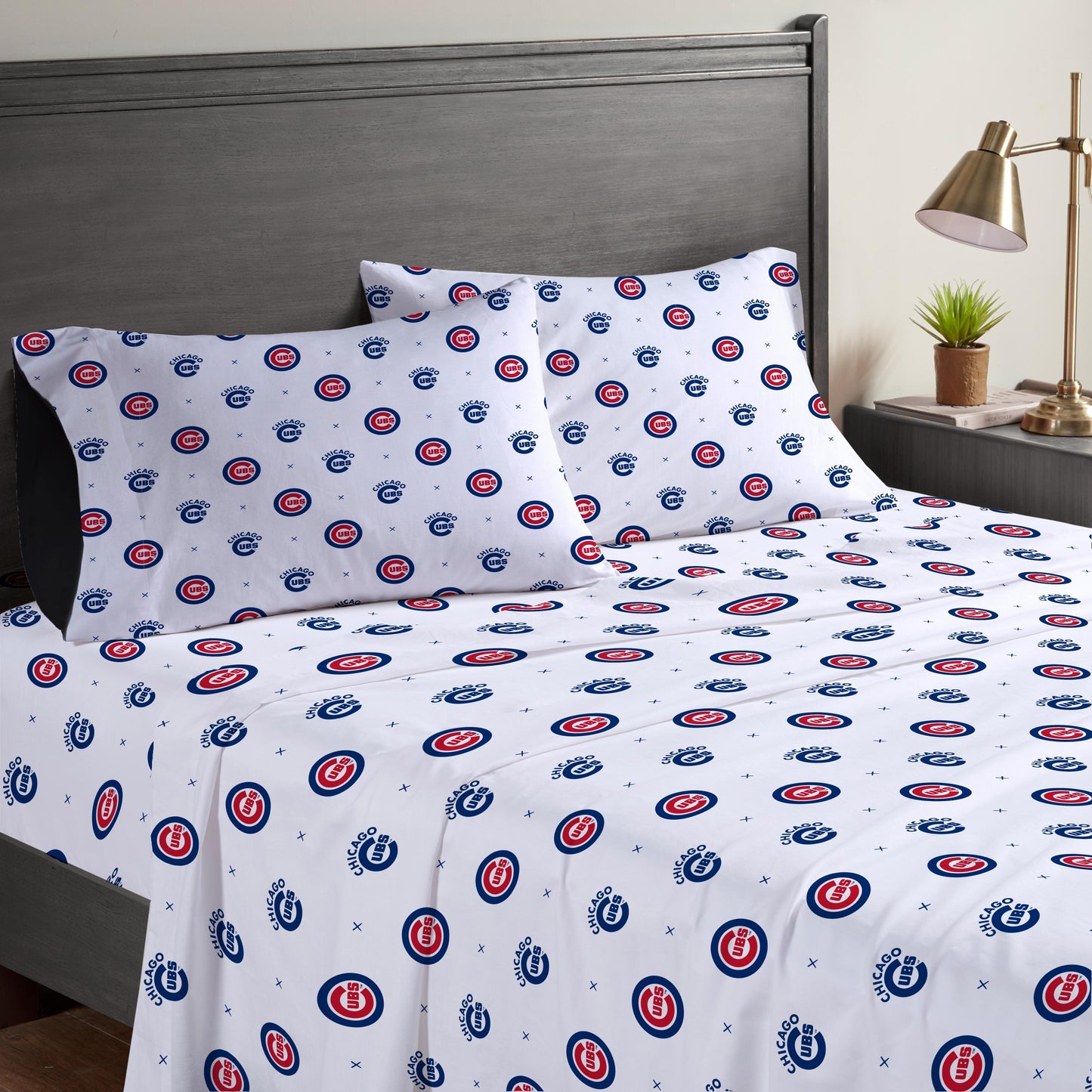 MLB Small X Queen Sheet Set