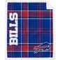 NFL Playmaker Plaid Ultra Cozy Sherpa Throw