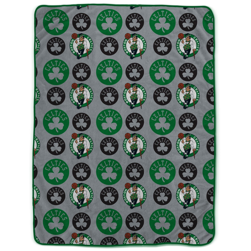 NBA Logo Roll Ultra Cozy Oversized 66x95 Blanket