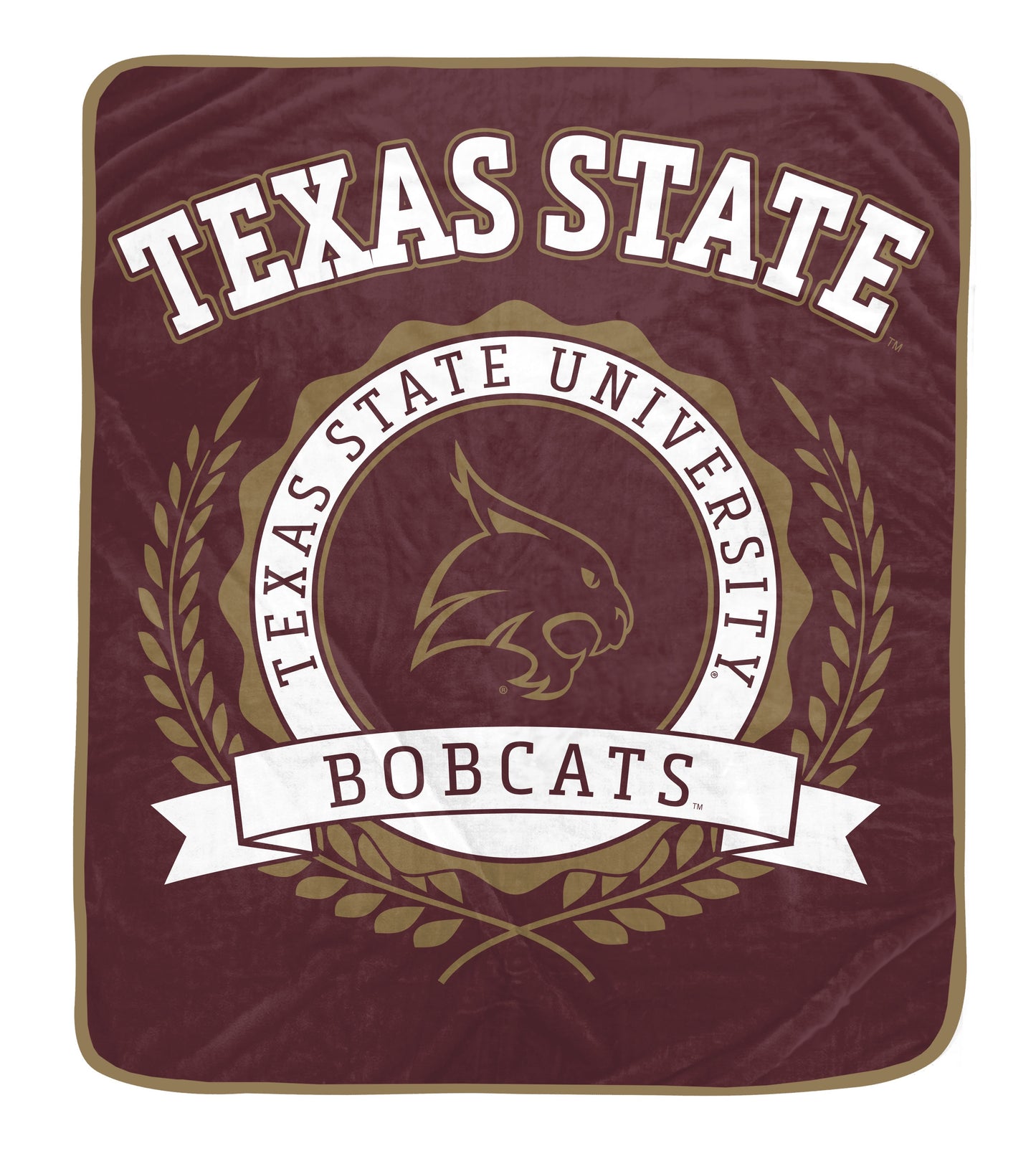 NCAA University Crest 50x60 Ultra Soft Blanket