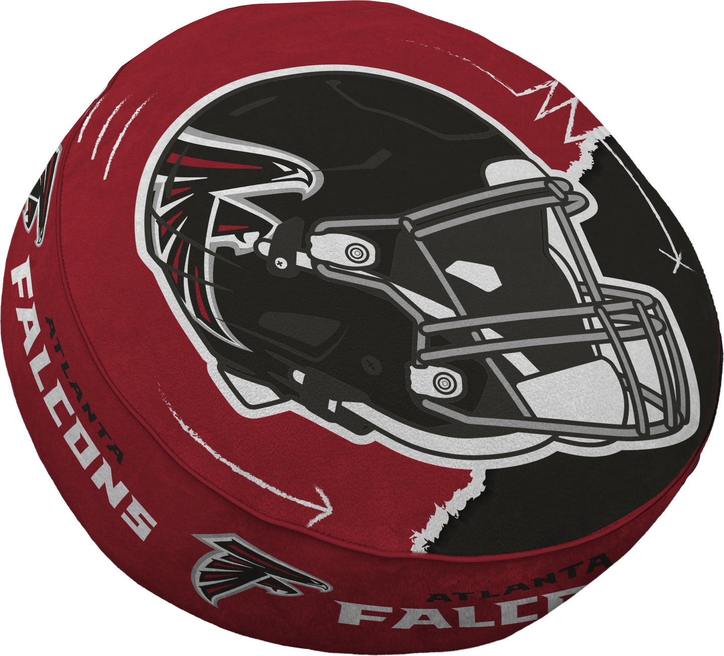 NFL Split Helmet Circle Plushlete Pillow