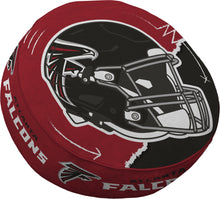Load image into Gallery viewer, NFL Split Helmet Circle Plushlete Pillow
