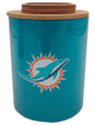 NFL Stadium Wood Top Glass Candle
