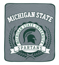 Load image into Gallery viewer, NCAA University Crest 50x60 Ultra Soft Blanket
