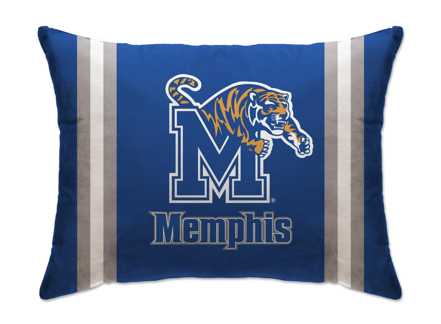 NCAA Standard Stripe Logo Bed Pillow