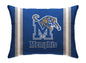 NCAA Standard Stripe Logo Bed Pillow