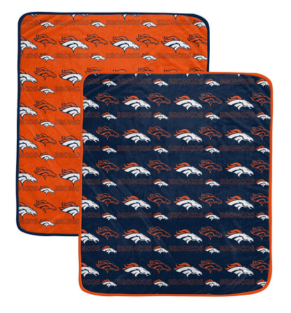 NFL Home & Away Logo Roll 60x70 2 Pack Blanket Set