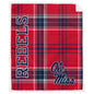 NCAA Playmaker Plaid Ultra Cozy Sherpa Throw