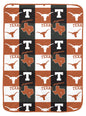 NCAA Graphic Grid 66x95 Oversized Blanket