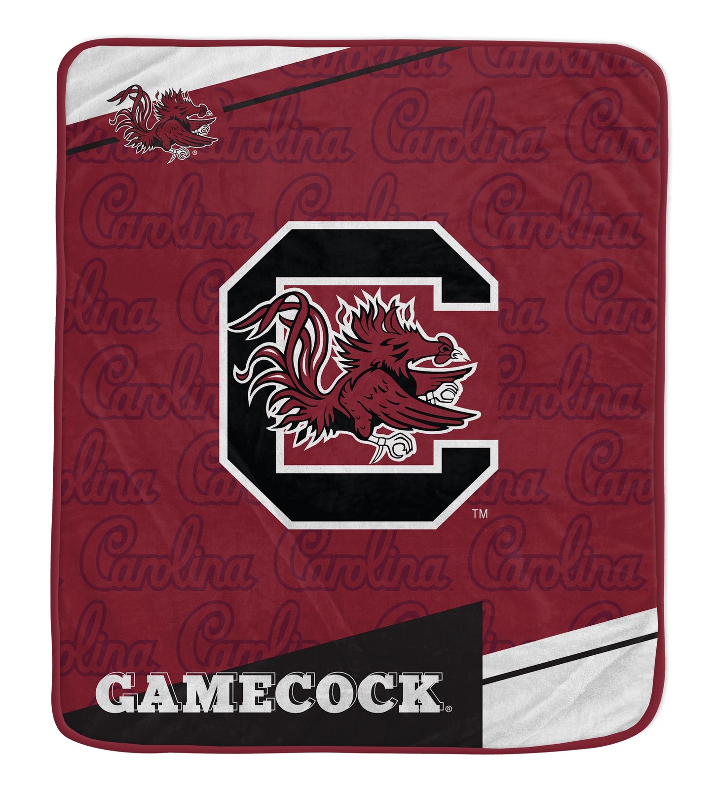 NCAA Diagonal Ghost Ultra Soft 50x60 Blanket
