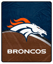 Load image into Gallery viewer, NFL Gameball Ultra Soft Tailgate Throw
