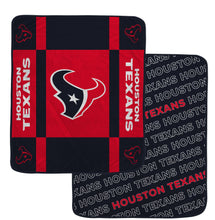 Load image into Gallery viewer, NFL Reverse Block Double Sided 60x70 Ultra Cozy Blanket

