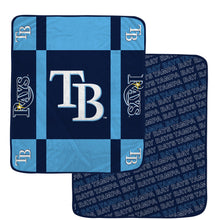 Load image into Gallery viewer, MLB Reverse Block Double Sided 60x70 Ultra Cozy Blanket
