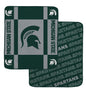 NCAA Reverse Block Double Sided 60x70 Ultra Cozy Blanket