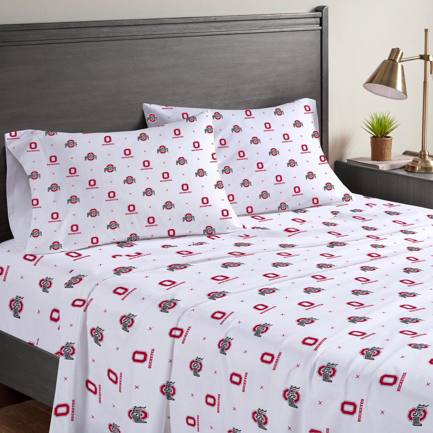 NCAA Small X Queen Sheet Set
