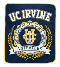 Load image into Gallery viewer, NCAA University Crest 50x60 Ultra Soft Blanket
