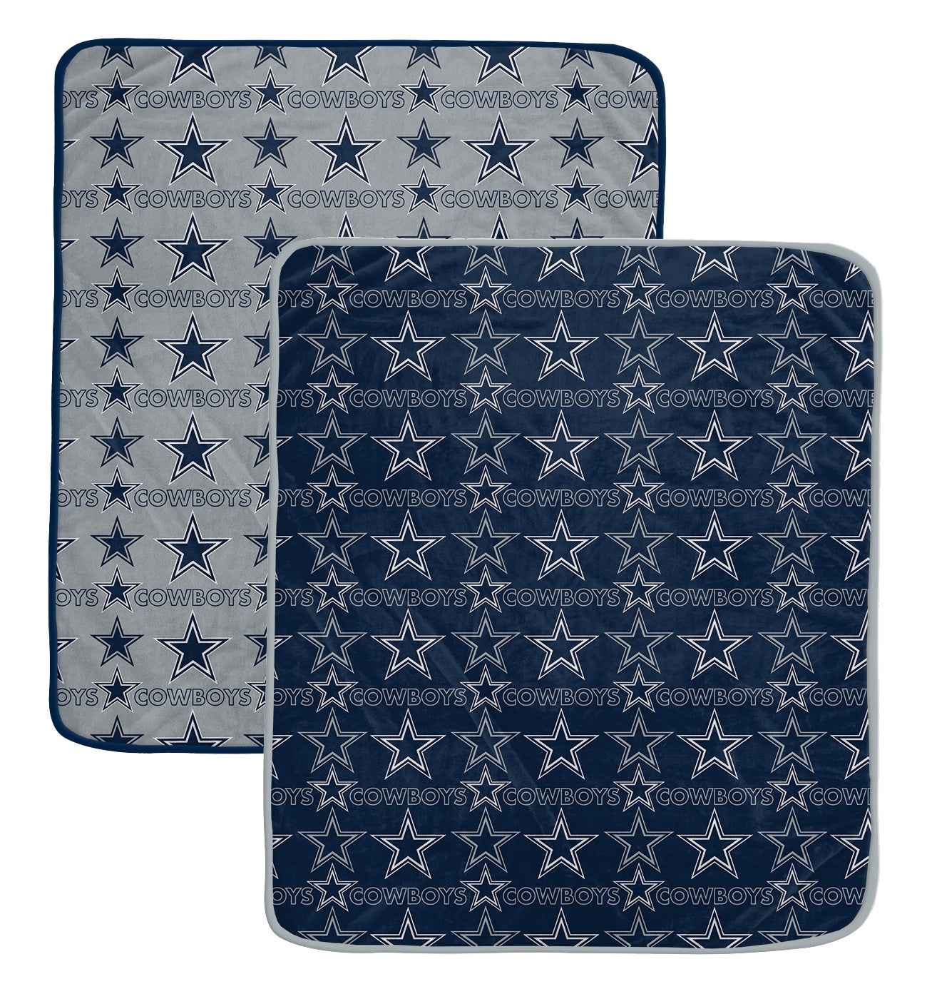 NFL Home & Away Logo Roll 60x70 2 Pack Blanket Set
