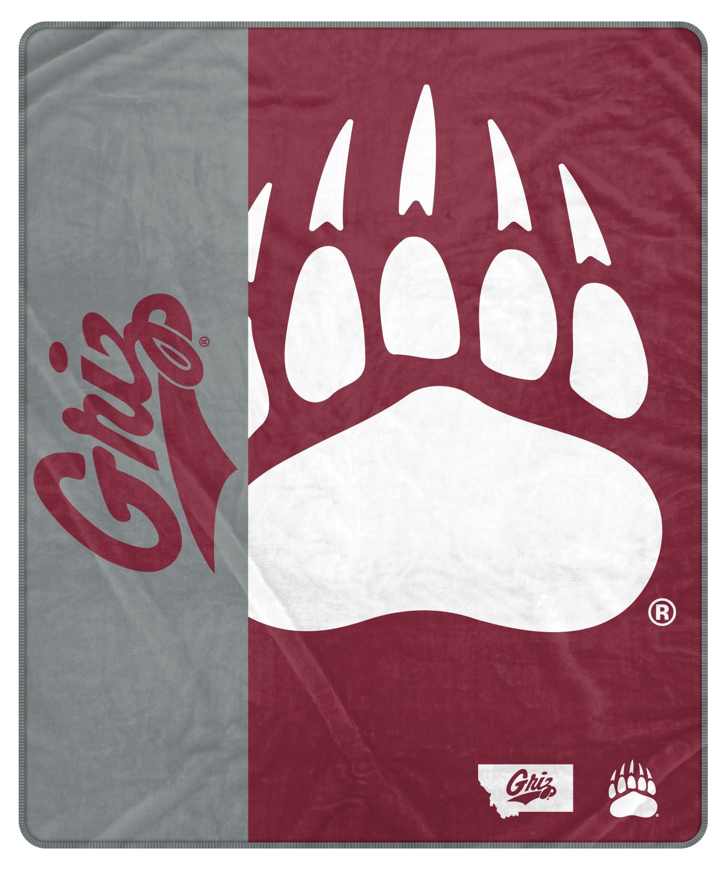 NCAA Endzone Ultra Soft Tailgate Throw
