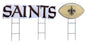 NFL Wordmark & Football 3 Pack Yard Sign Set