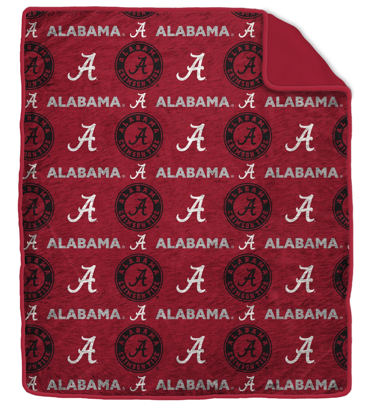 NCAA Tonal Wordmark 60x70 Faux Fur Blanket